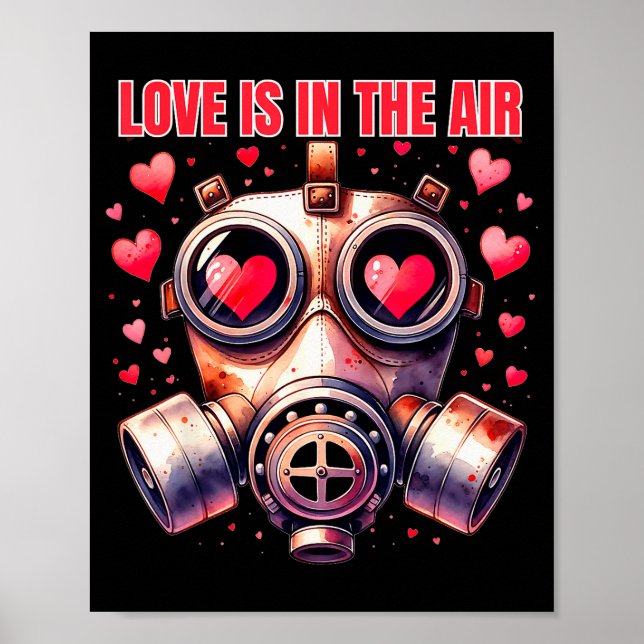 Affiche L'amour est dans l'air Funny Anti Saint-Valentin M (Devant)