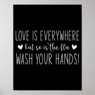 Affiche L'amour est dans l'air mais la grippe est-elle la