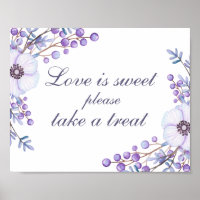 L'amour est doux prendre plaisir. fleurs violettes