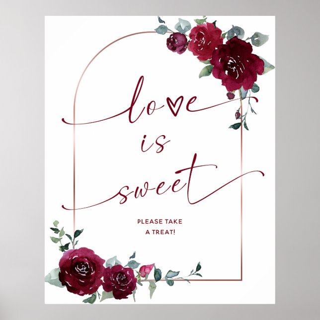 Affiche L'amour est doux S'il vous plaît prendre un signe  (Devant)