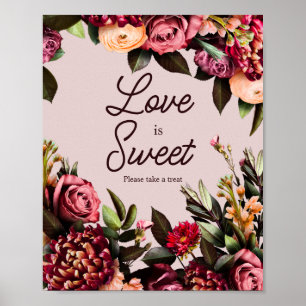 Affiche L'amour est doux, s'il vous plaît prenez un soin