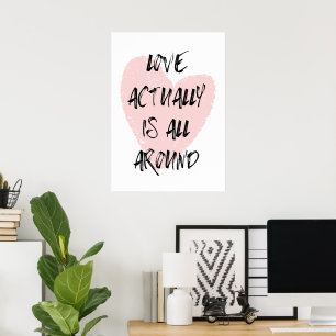 Affiche L'amour est en fait tout autour