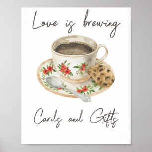 Affiche L'amour est en train de se préparer Cartes et cade