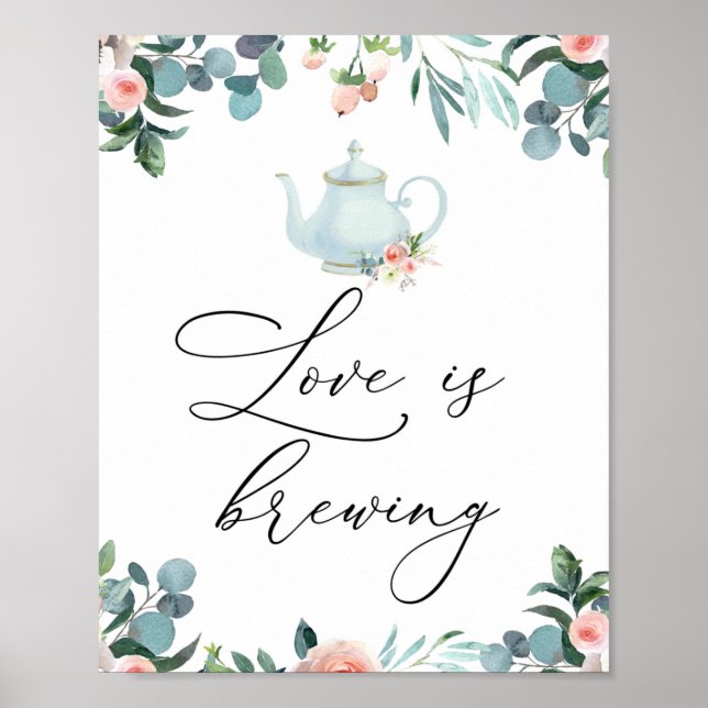 Affiche L'amour est en train de se préparer Signe Temps po (Devant)