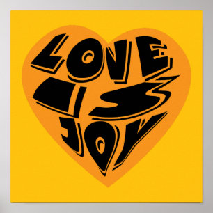 Affiche L'amour est la joie