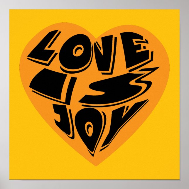 Affiche L'amour est la joie (Devant)