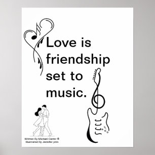 Affiche L'amour est l'amitié__Poster