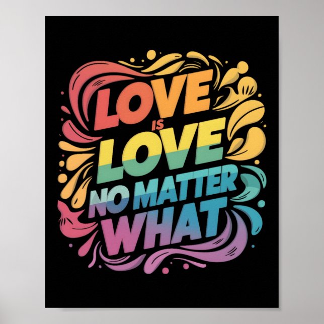 Affiche L'Amour Est L'Amour Pas Ce Sticker (Devant)