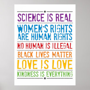 Affiche L'amour est l'amour Rainbow Pride