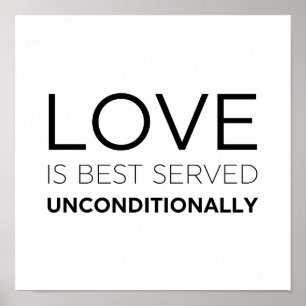 Affiche L'Amour Est Mieux Servi Sans Condition