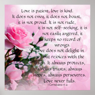 Affiche L'amour est patient