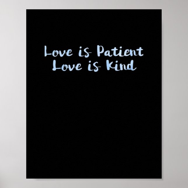 Affiche L'amour est patient, l'amour est gentil, esthétiqu (Devant)