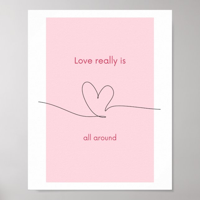 Affiche L'amour est vraiment partout (Devant)
