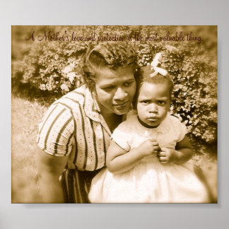 Affiche L'amour et la protection d'une Mère...