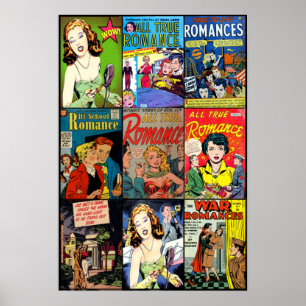 Affiche L'amour et la romance dans les années 1950