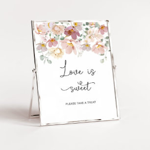 Affiche L'amour fleur sauvage est doux prendre un plaisir