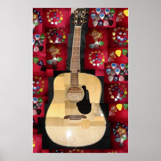 Affiche L'amour guitare (Devant)