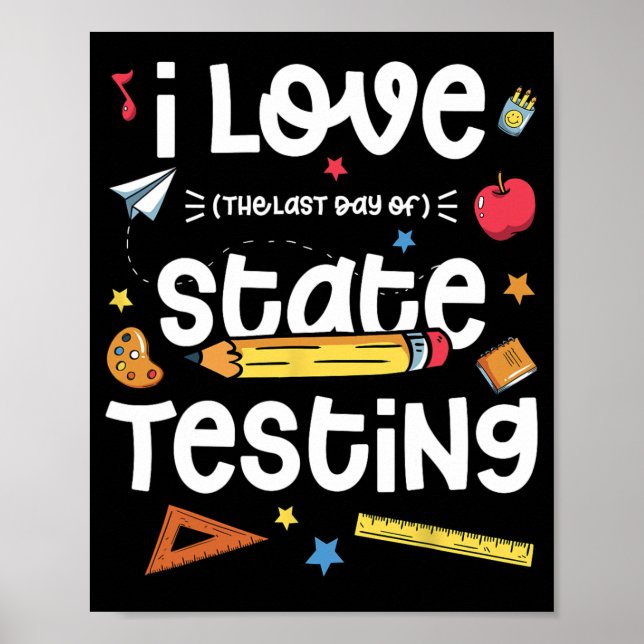 Affiche L'amour (la Dernière journée de) Test de l'état Te (Devant)