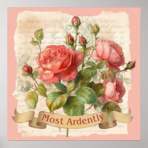 Affiche L'AMOUR - Le plus ardemment - M. Darcy