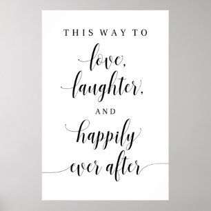 Affiche L'amour, le rire et la joie après le Mariage