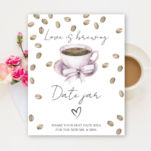 Affiche L'amour mijote idées de soirée de douche de mariée (Créateur téléchargé)