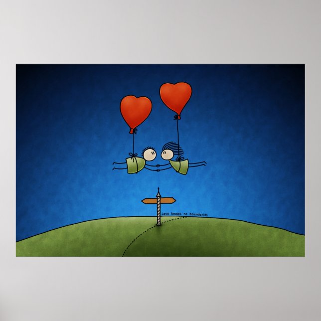 Affiche L'amour ne connaît pas de frontière (Devant)