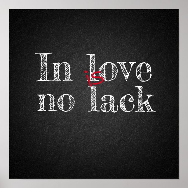 Affiche L'amour ne manque pas de charbon d'encouragement (Devant)