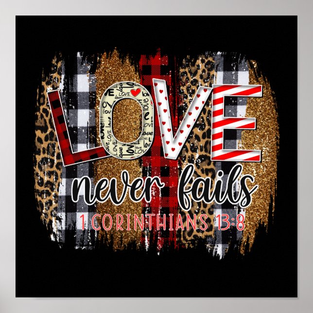 Affiche L'amour n'échoue jamais (Devant)