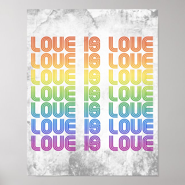 Affiche L'amour rétro est amour (Devant)