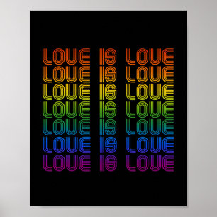 Affiche L'amour Rétro est Amour