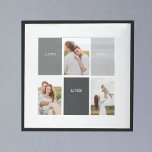 Affiche L'amour vit ici | Cadeau Famille Trois Photo<br><div class="desc">Présentant un cadeau chaleureux et personnalisé qui célèbre l'essence de la famille, avec un cadre gris magnifique orné d'une citation touchante "Love Lives Here" et trois photos chères. Chaque fois que le récipiendaire aura un aperçu de ce don remarquable, son coeur sera rempli de bons souvenirs et d'une profonde reconnaissance...</div>