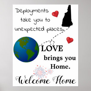 Affiche L'amour vous apporte l'affiche militaire à la