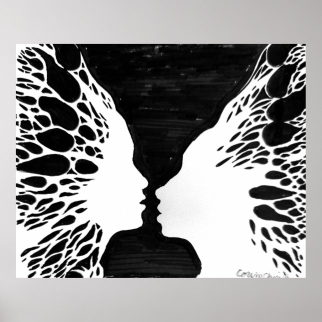 Affiche L'amour vous donne des papillons (Devant)
