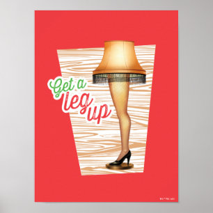 Affiche Lampe d'histoire de Noël   Leg Up