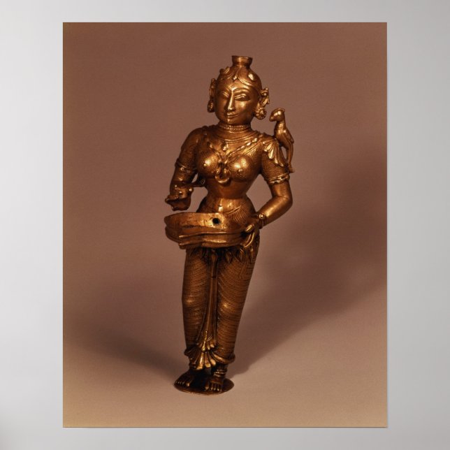 Affiche Lampe sous forme de déesse de la Fortune (Devant)