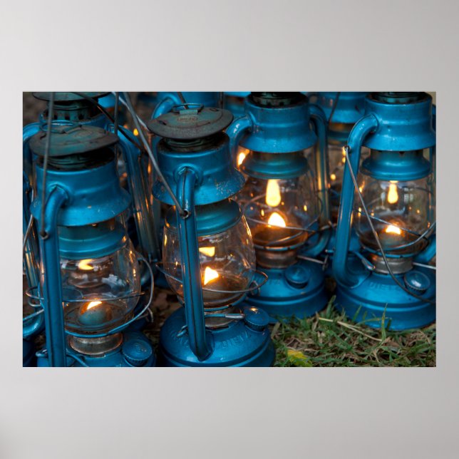 Affiche Lampes à kérosène | Camp Ol Pejeta Bush (Devant)