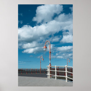 Affiche Lampes de jetée de la baie de Colwyn