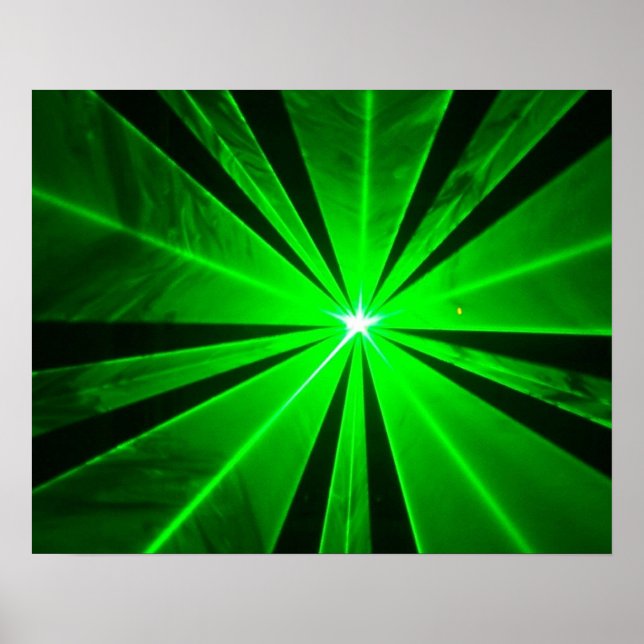 Affiche Lampes laser - (Devant)
