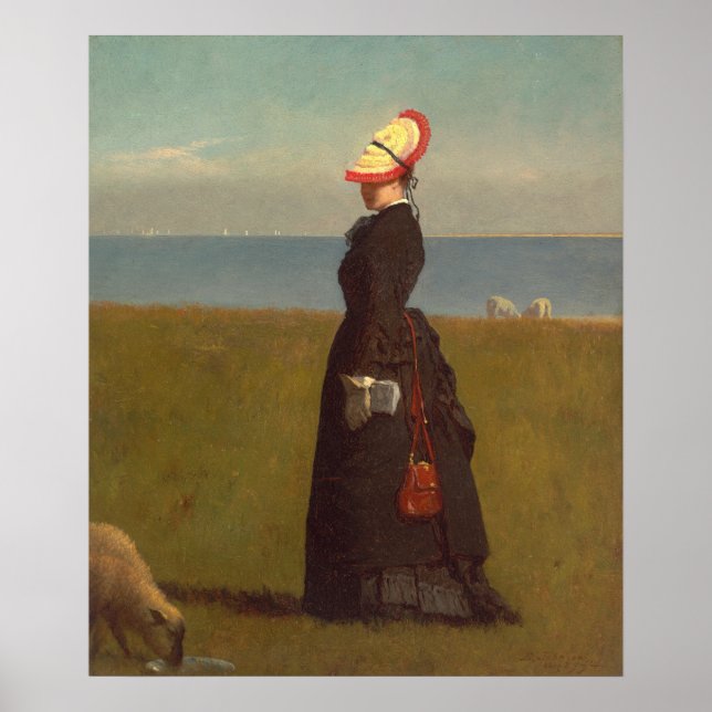 Affiche Lampes, Nantucket - Eastman Johnson Fine Art Poste (Devant)