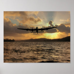 Affiche Lancaster et le lac