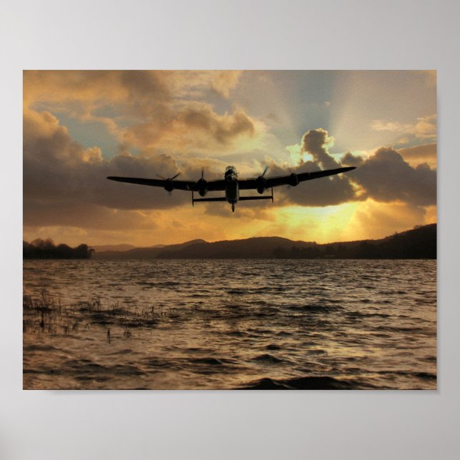 Affiche Lancaster et le lac (Devant)