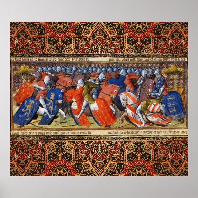 Affiche Lancelot du lac dans le tournoi de Camelot (Devant)