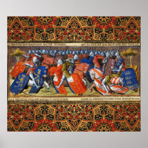 Affiche Lancelot du lac dans le tournoi de Camelot