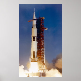 Affiche Lancement d'Apollo 11