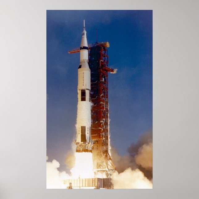 Affiche Lancement d'Apollo 11 (Devant)