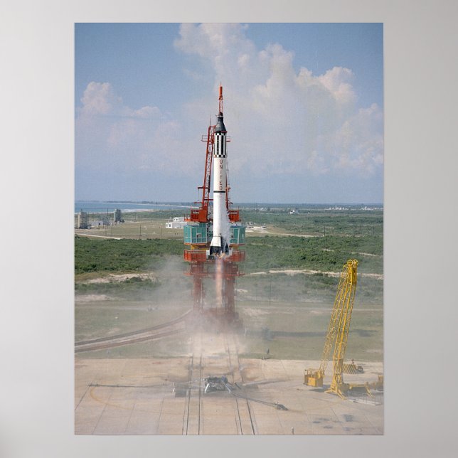 Affiche Lancement de Freedom 7 (Mercury Redstone 3) (Devant)