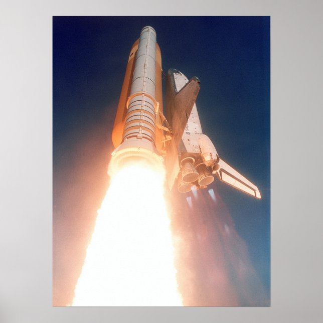Affiche Lancement de la navette spatiale Atlantis (STS-110 (Devant)