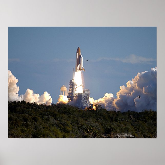 Affiche Lancement de la navette spatiale Columbia (STS-107 (Devant)