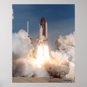 Affiche Lancement de la navette spatiale Columbia (STS-73)