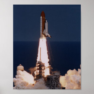 Affiche Lancement de la navette spatiale Columbia (STS-83)